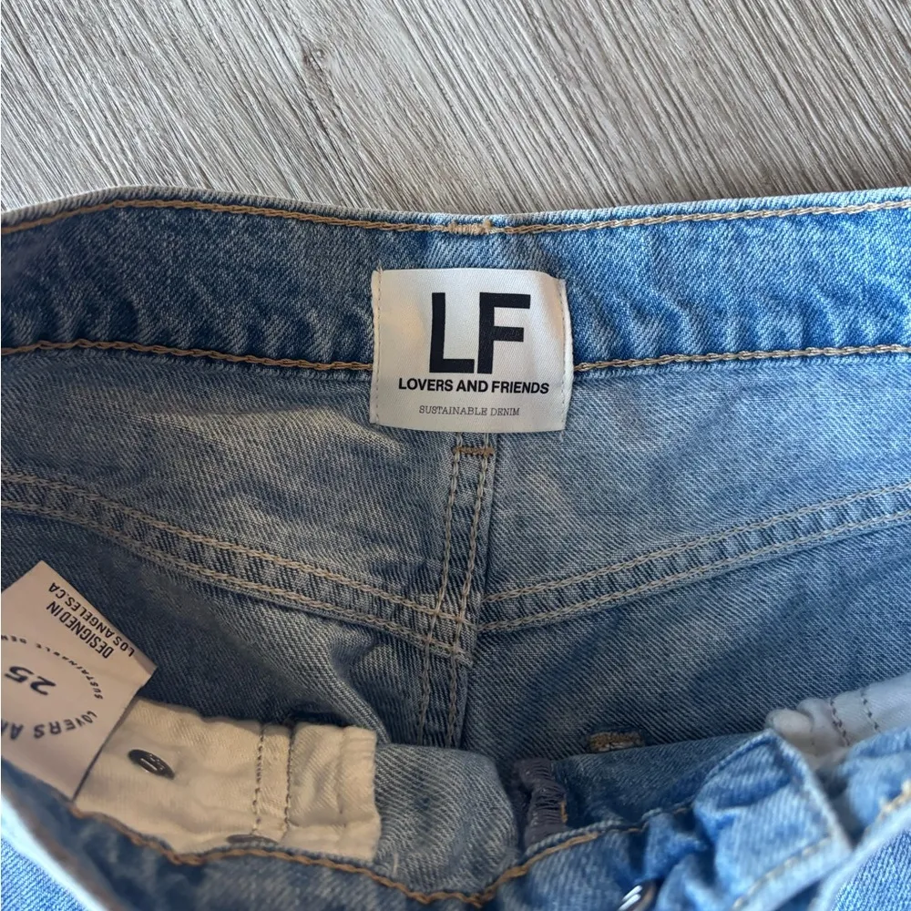 LOVERS AND FRIENDS LENNON SUPER HIGH RISE LOOSE WIDE LEG JEANS - Image 8