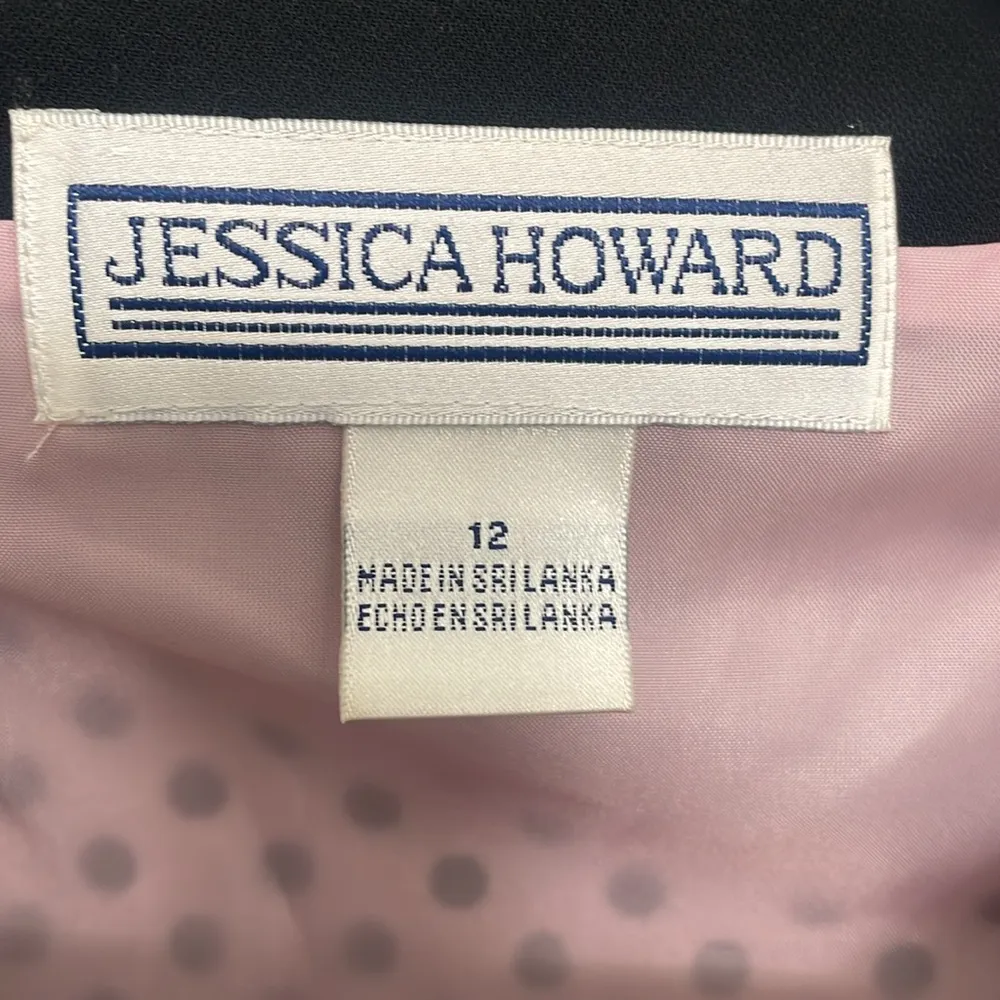 Jessica Howard black/ white polka dot jacket size 12 - Image 3