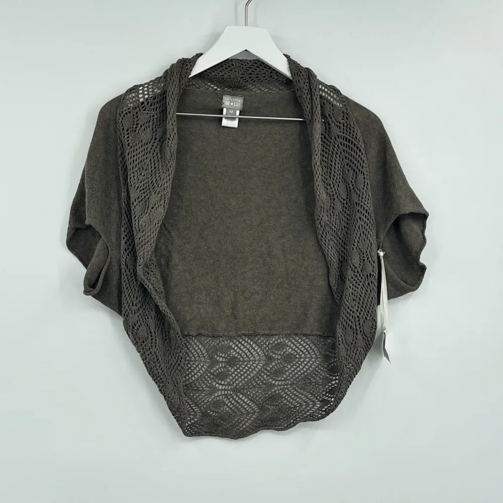 Converse Cropped Cardigan SZ M - Image 8