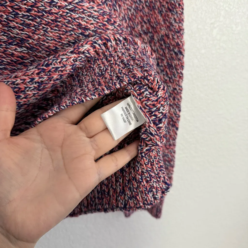 Milly April Knits Claudia Melange Pullover Sweater in Multi Small - Image 5