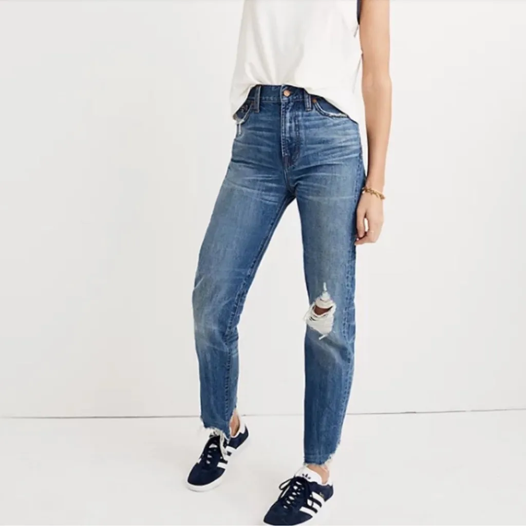 Madewell The Perfect Summer Jean: Destructed Edition Jeans Women's Size 27 New - Image 5