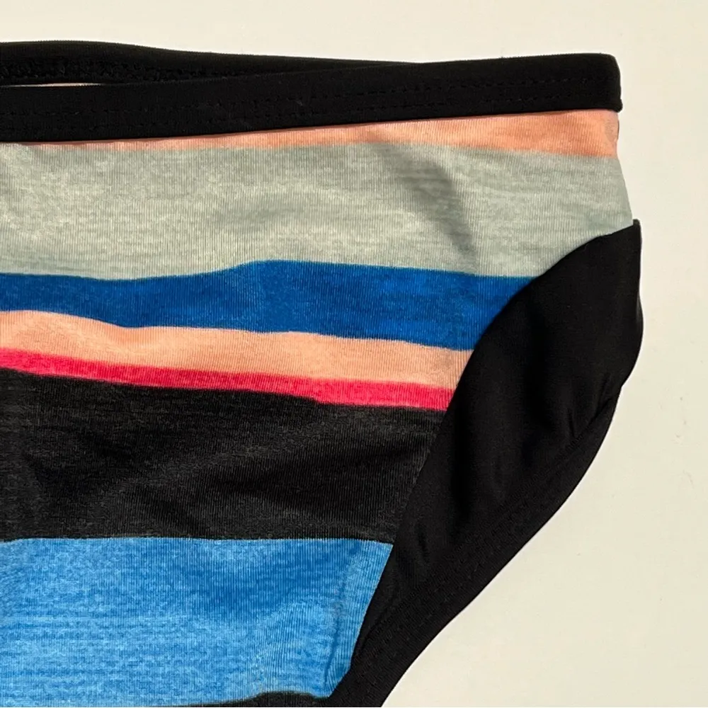 JoyLab Hipster Bikini Bottom Blue Stripe NWOT S - Image 4