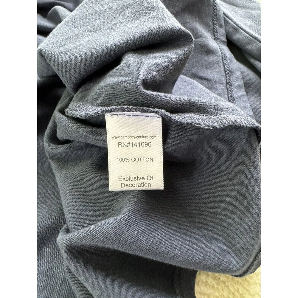 Penn State Nittany Lions Gameday Couture Tunic Navy Size Large Cotton Navy Blue - Image 11