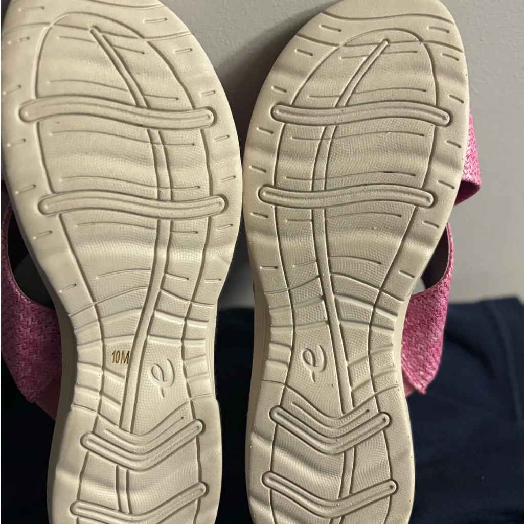 Easy Spirit Womens Taite 2 Cushioned Footbed Woven Slide Sandals - Image 6