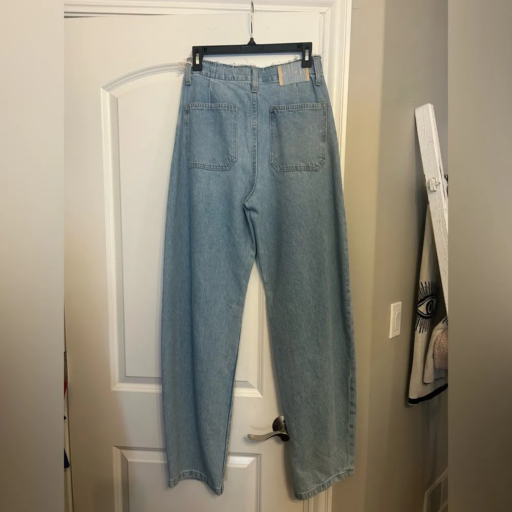 Mother SNACKS! The Kegger Utility Heel Jean Blue Size 27 - Image 5