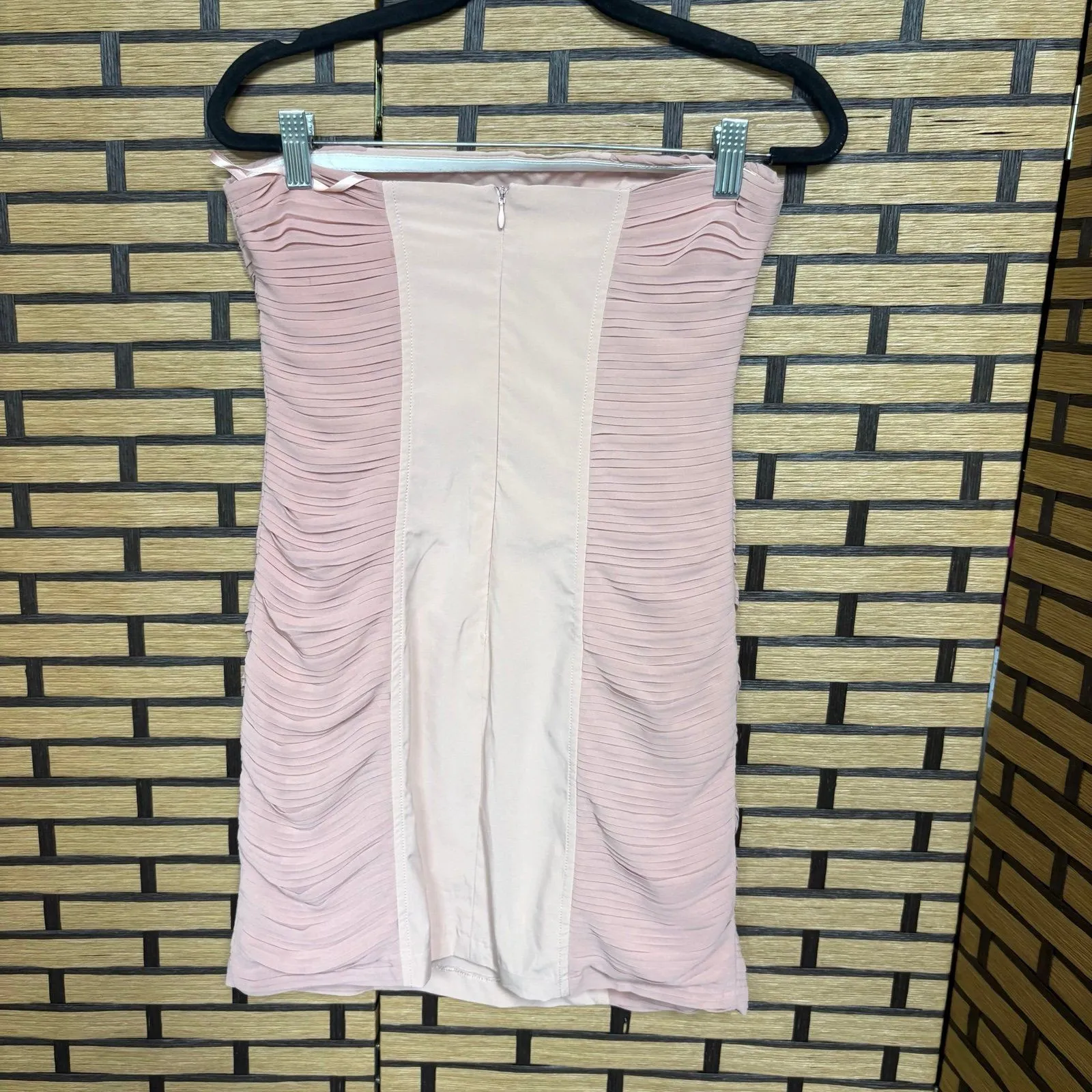 C. Luce Pale Pink Strapless‎ Dress Size Small - Image 2