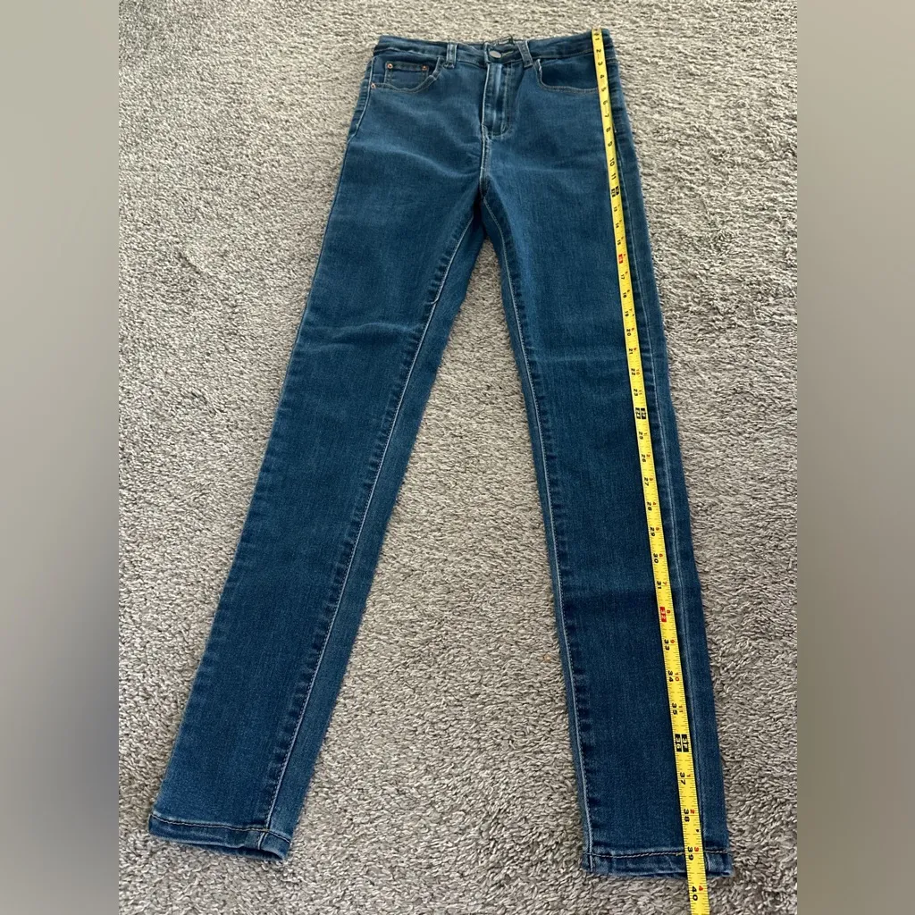 PrettyLittleThing Dark Blue Skinny Jeans - Image 4