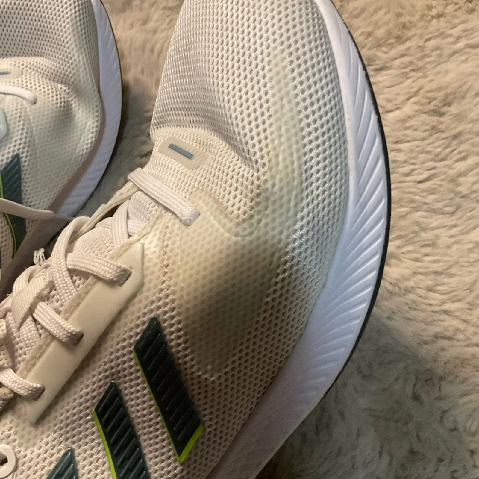 Adidas Runfalcon 2.0 Size 8 Running Shoes White Tennis Shoes‎ Athletic - Image 9