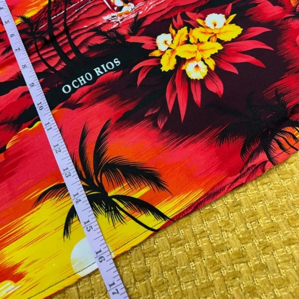 Colorful Swim Sarong Coverup Jamaica Red Size undefined - Image 10