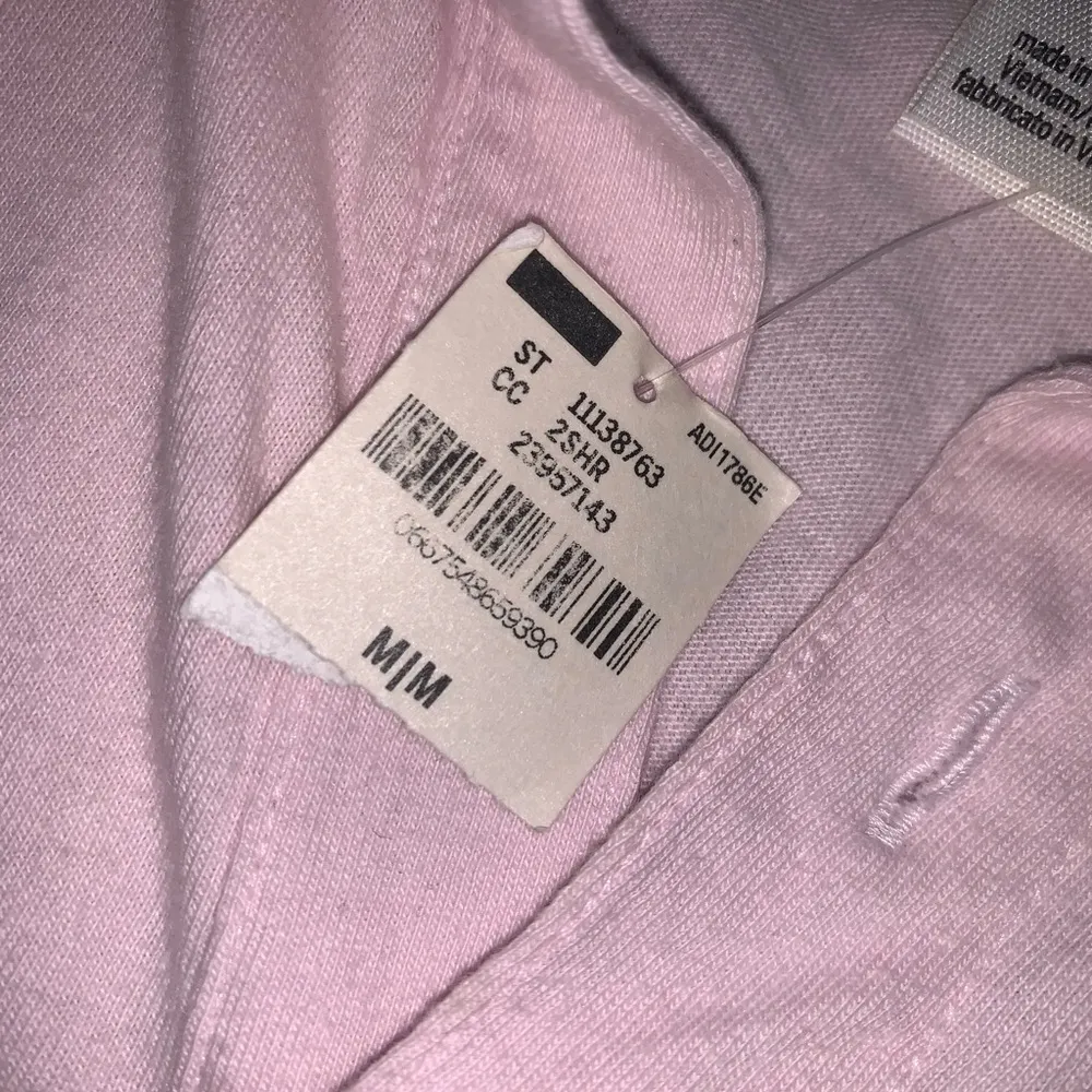 PINK Victoria's Secret Pink Black Long Sleeve Collar Rugby Shirt Retired! M - Image 4