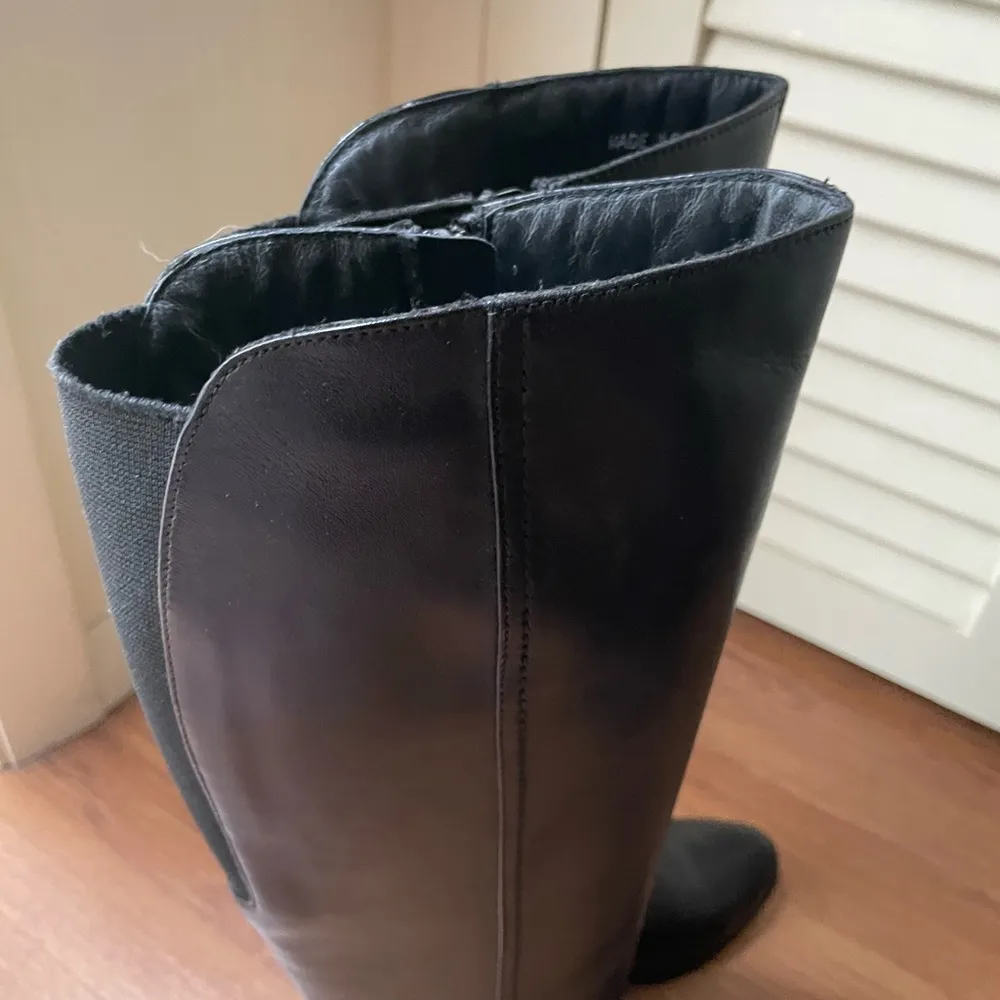 Spring Step Riding Tall Leather Boots 6 Fur Lined Like New! - Image 7