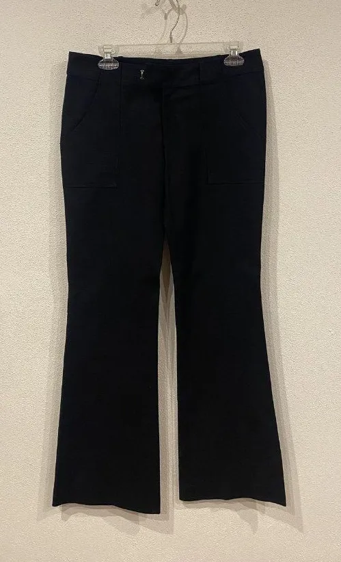 10 Crosby Derek Lam Dress Pants Womens 4 Black Bootcut Stretch Work Career - Image 1
