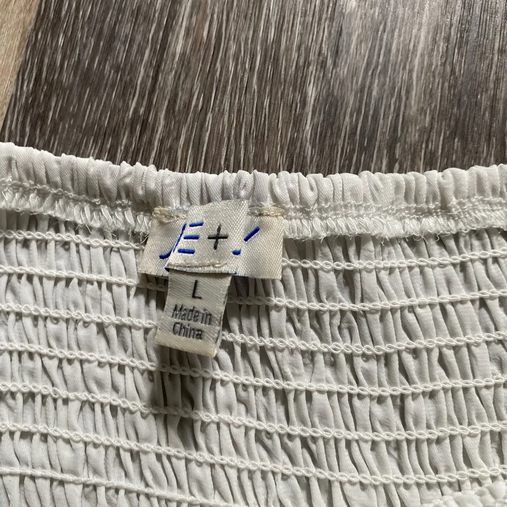 White Silky Slip Fairy Ruffle Mini Skirt Feminine Coquette‎ Y2K Balletcore Large - Image 4