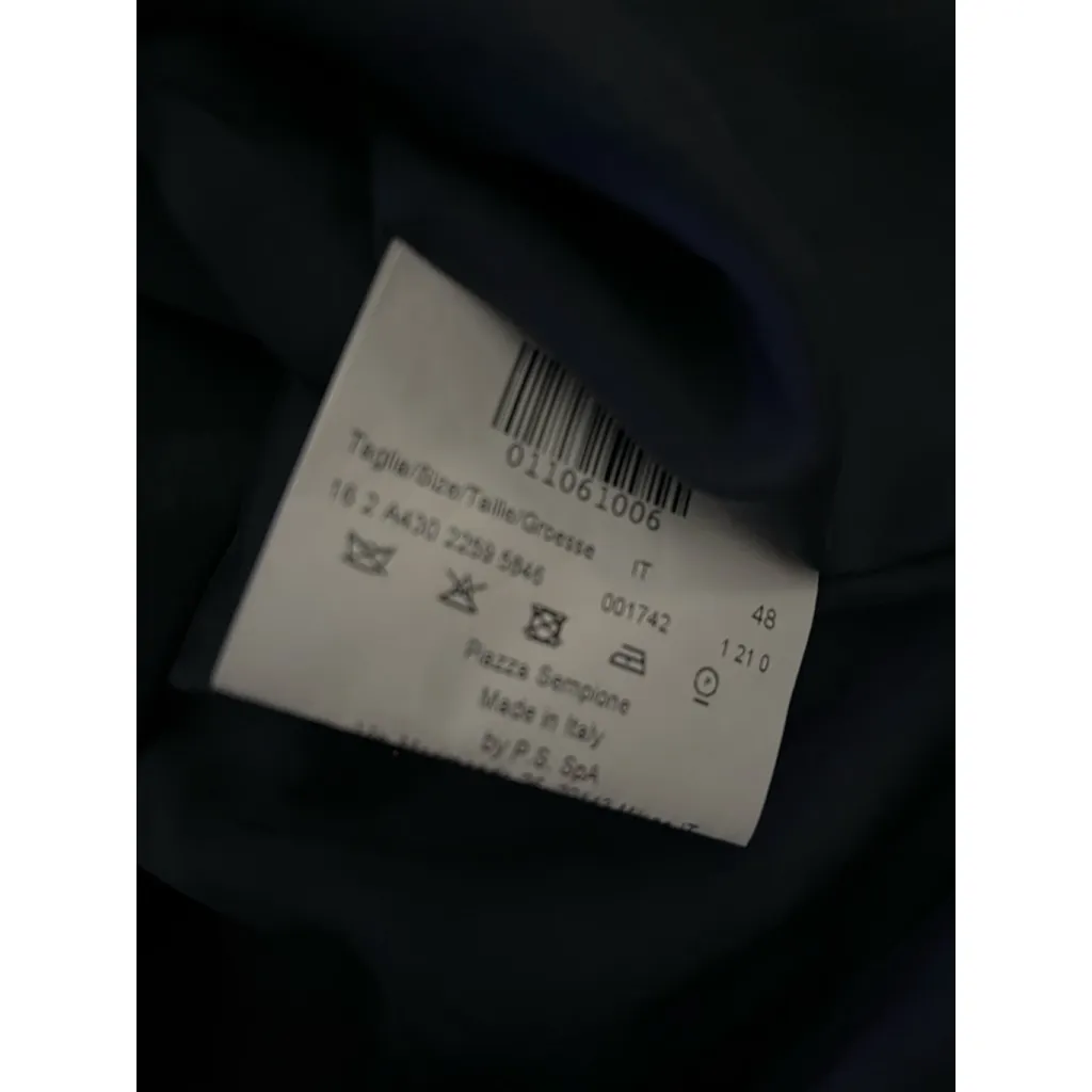 Piazza Sempione Made In Italy Size 12 US (48 Italy) Short Sleeve V-Neck Dress - Image 10