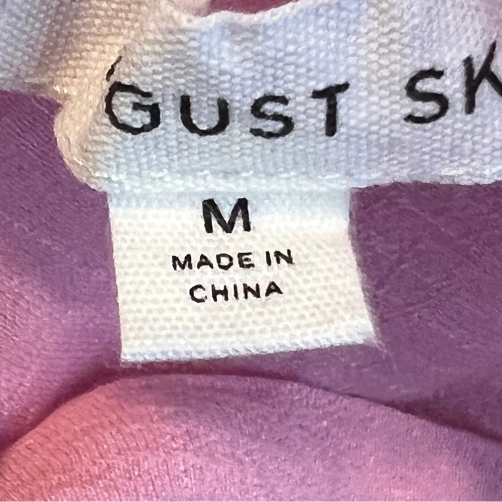 August Sky Medium Pink Sheath Sun Dress w/Ruffles - Image 7