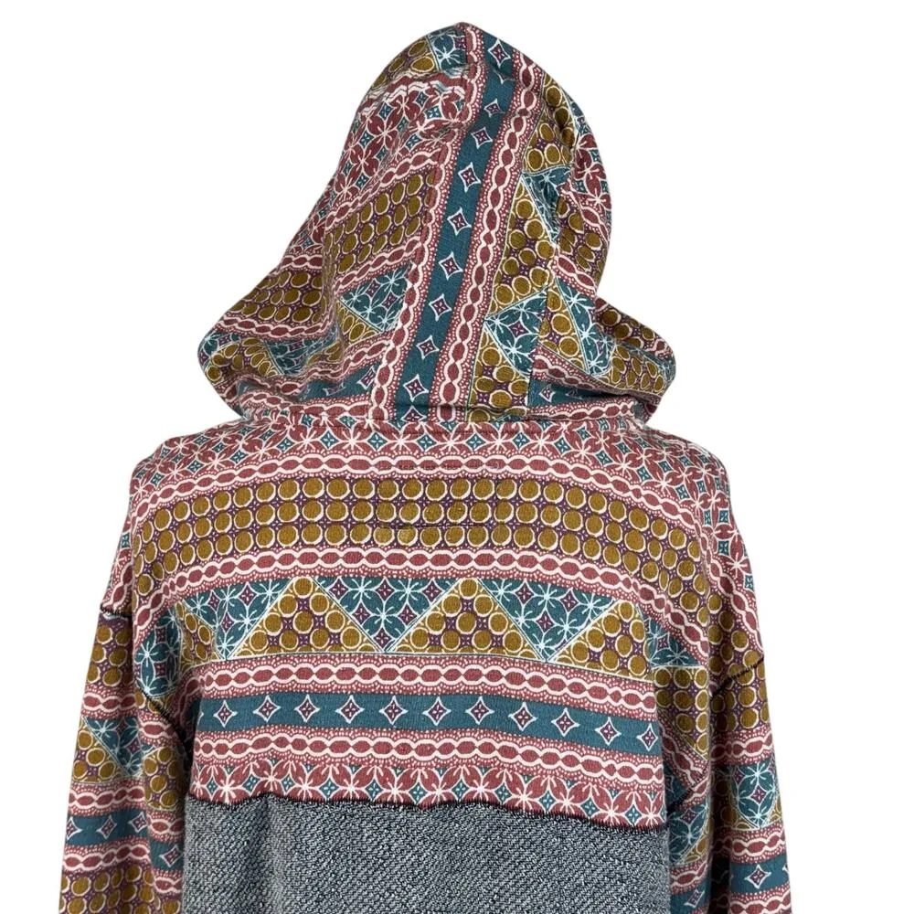 Anthropologie Saturday Sunday Medium Lesia Sweatshirt Hoodie Pullover 3/4 Sleeve - Image 7