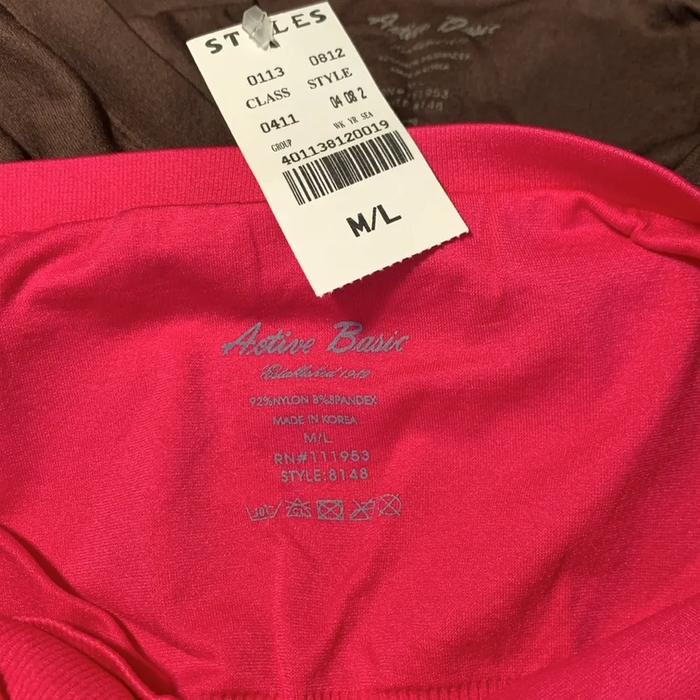 3 Pack Women's Tube Top, Long Strapless Tops Multicolor Basic Stretch M/L Size undefined - Image 3