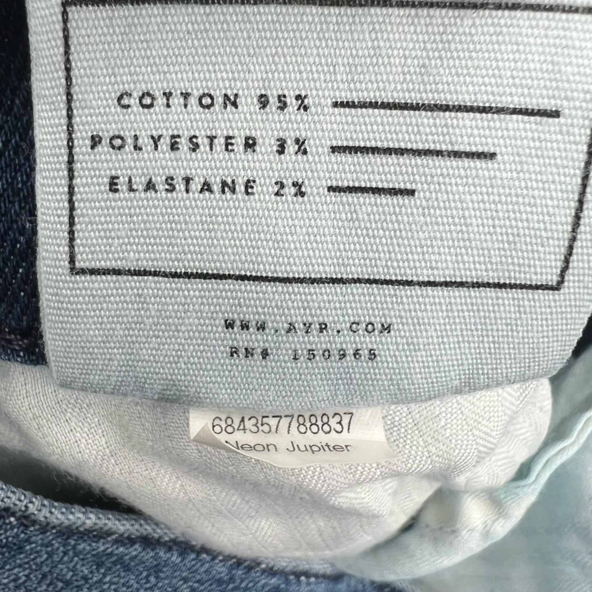 AYR the riser neon Jupiter jeans sz 28 - Image 6