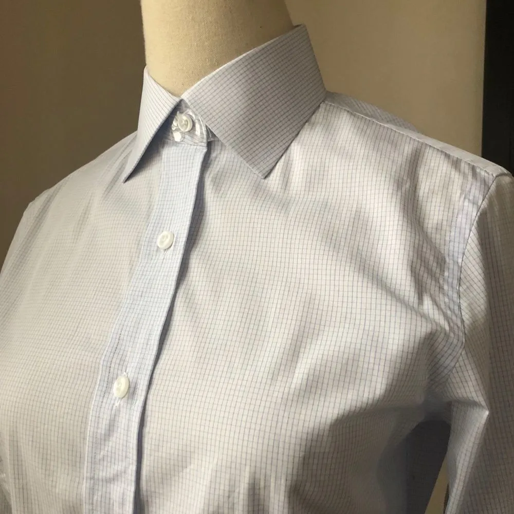 NWOT Emily Meyer Bespoke Button Up Dress Shirt XS White - Image 5