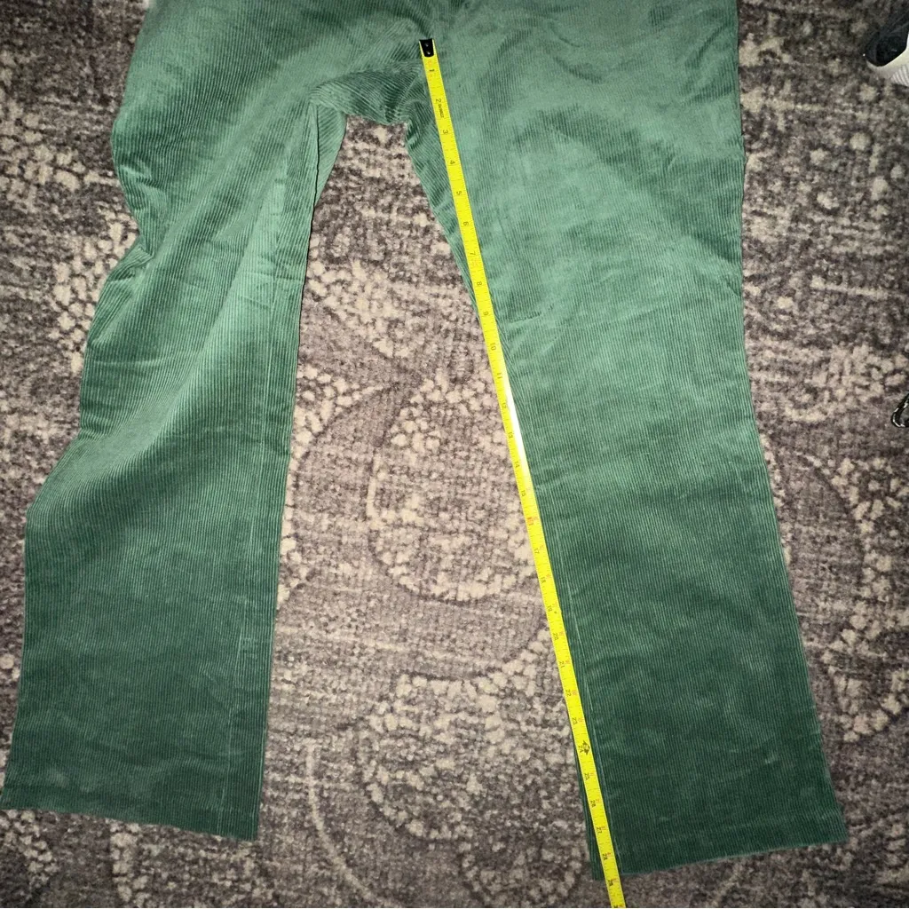 Tuckernuck NWT Women’s Size XL Green Corduroy Ashford Trousers Pants - Image 15