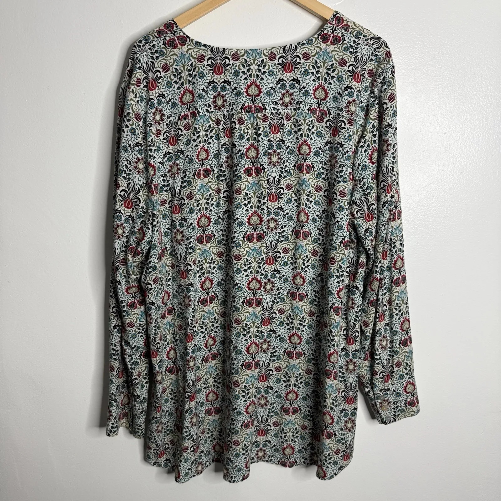 J. Jill Long Sleeve Tunic Blouse‎ Size X - Image 2