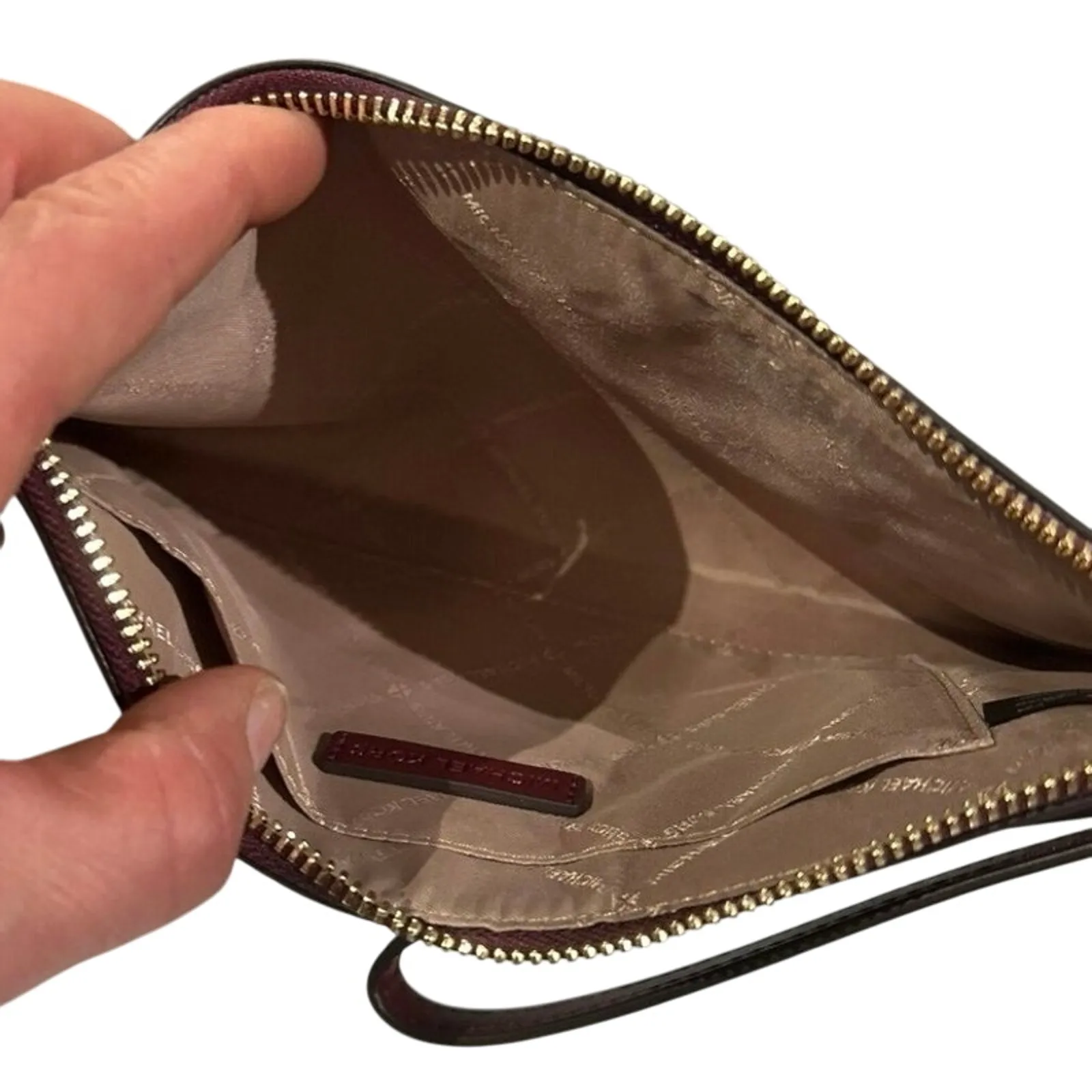 MICHAEL KORS Jet Set Large Leather Clutch Wristlet Wallet New with Tag MSRP $258 - Image 13