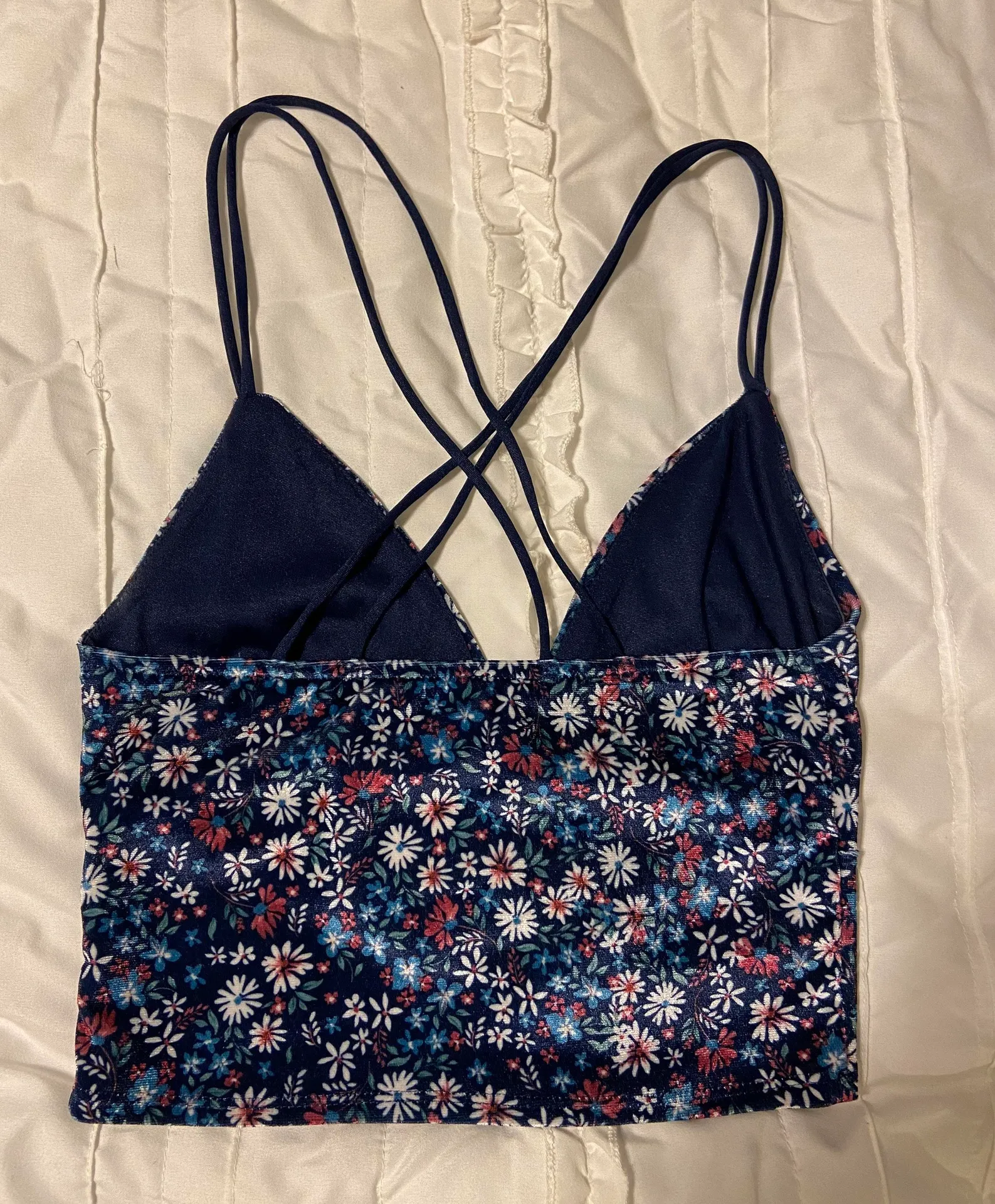 Flower Crop Top Multi Size XS - Image 4