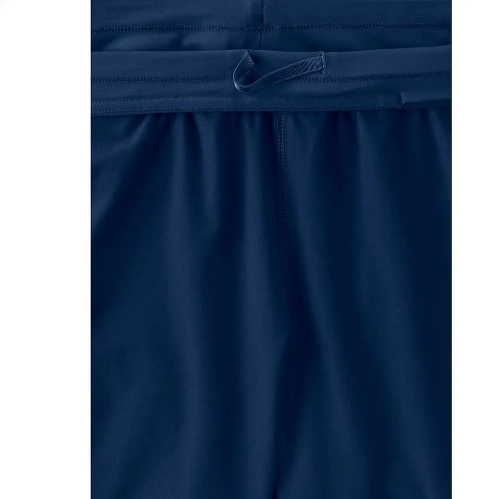Lands'End  3" Quick Dry Elastic Waist Board Shorts Swim Cover-up Navy Blue Sz 12 - Image 5