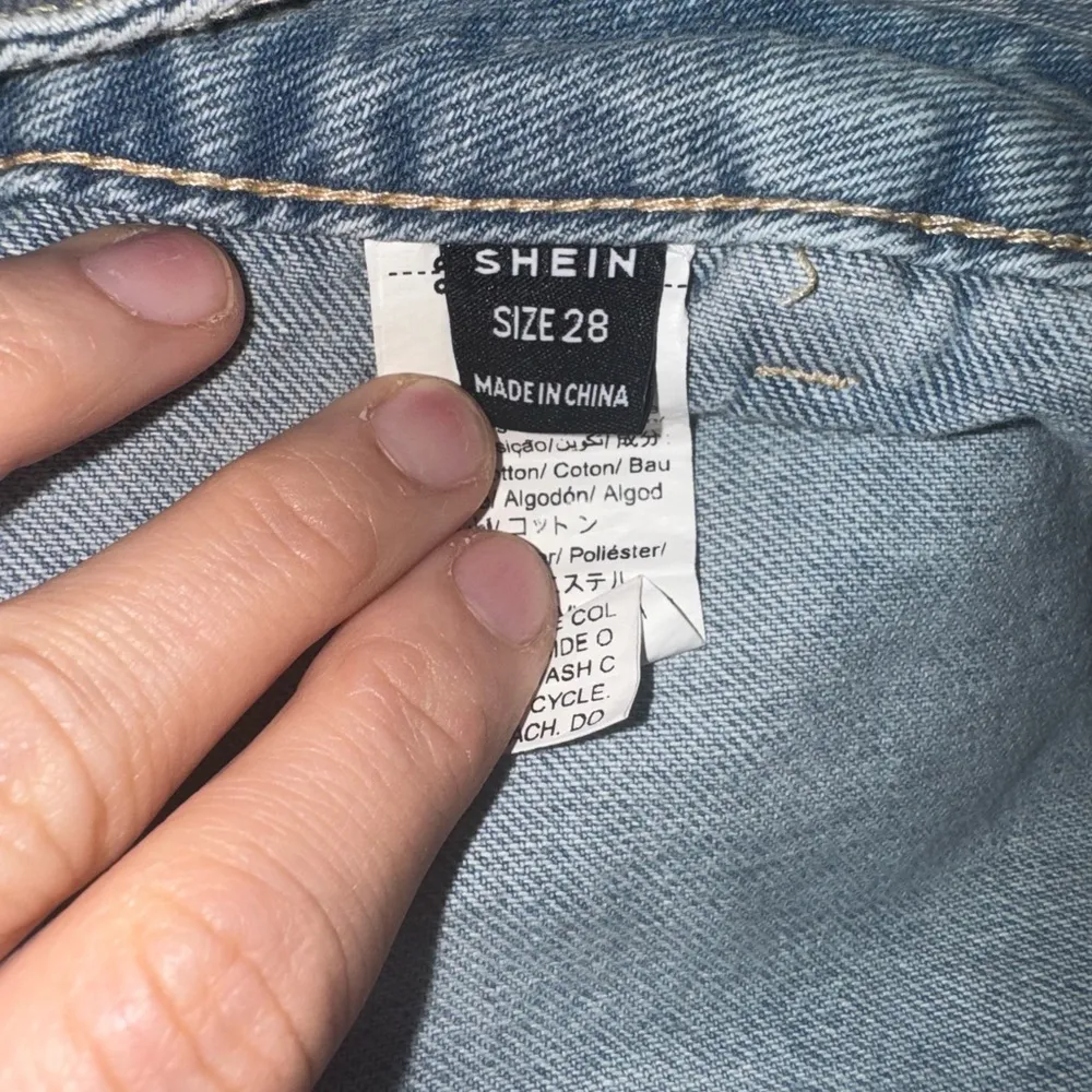 SHEIN Blue Button-Up Jean Skort - Image 8