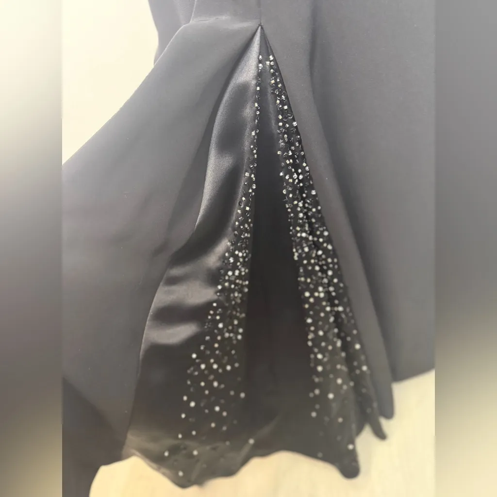 Jovani Black Beaded Prom Dress - Image 7