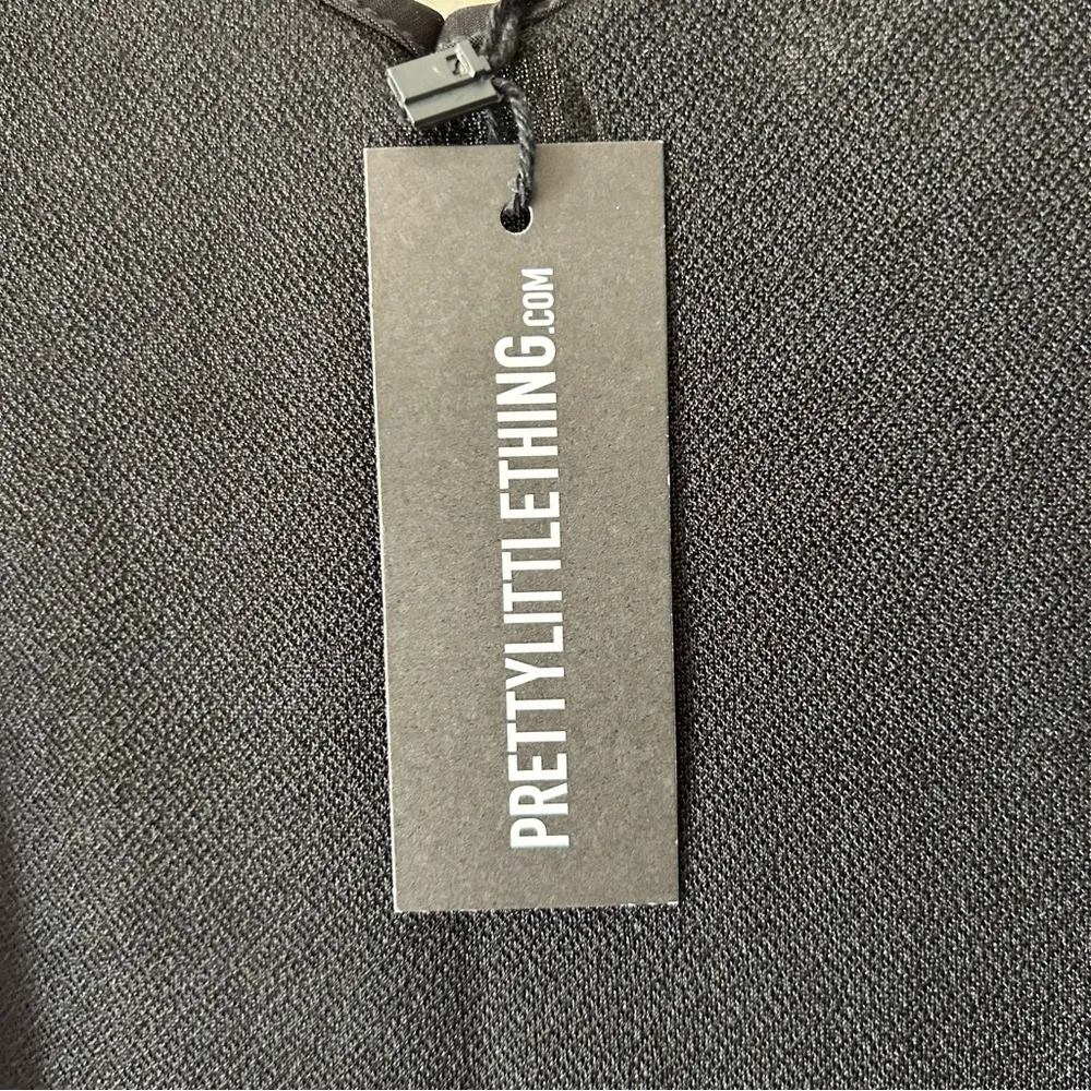 PLT Black Low Back Mini Dress - Image 4