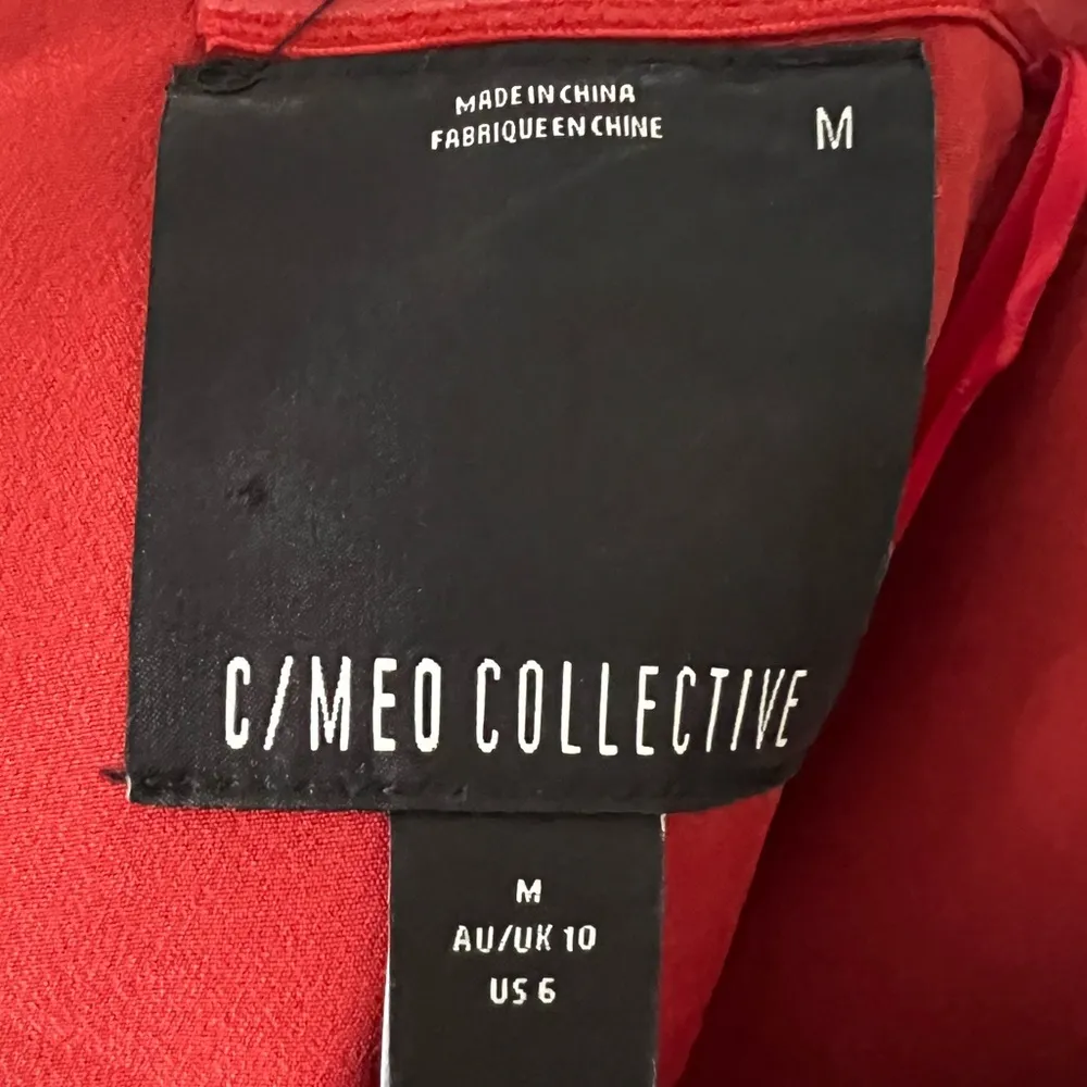 C/meo Collective Affinity Mini Dress in Carmine Red - Image 8