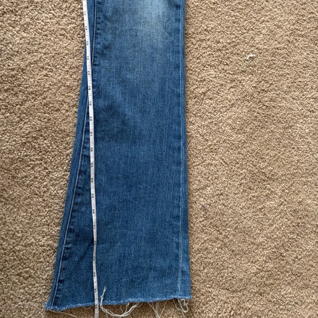 Ag Adriano Goldschmied Women's Light Blue Farrah mid rise Boot Cut Jeans size 26 - Image 16