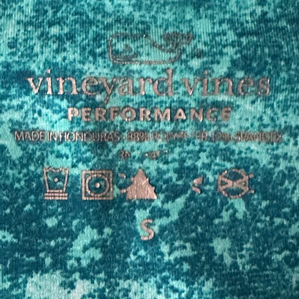 Vineyard Vines  Womens Performance Leggings Blue Pattern Size Small - Image 5