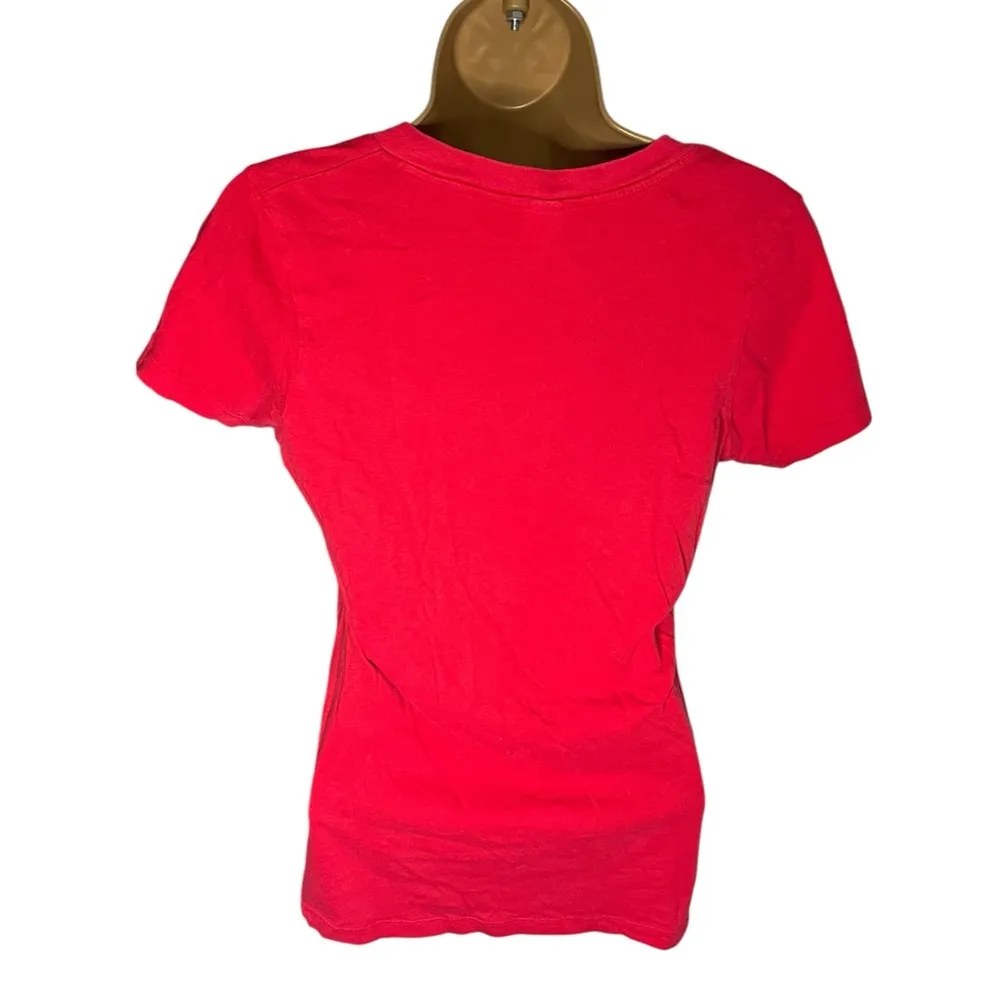 Nebraska Huskers New Agenda Fitted Crewneck T-Shirt Soft Cotton Red M - Image 2