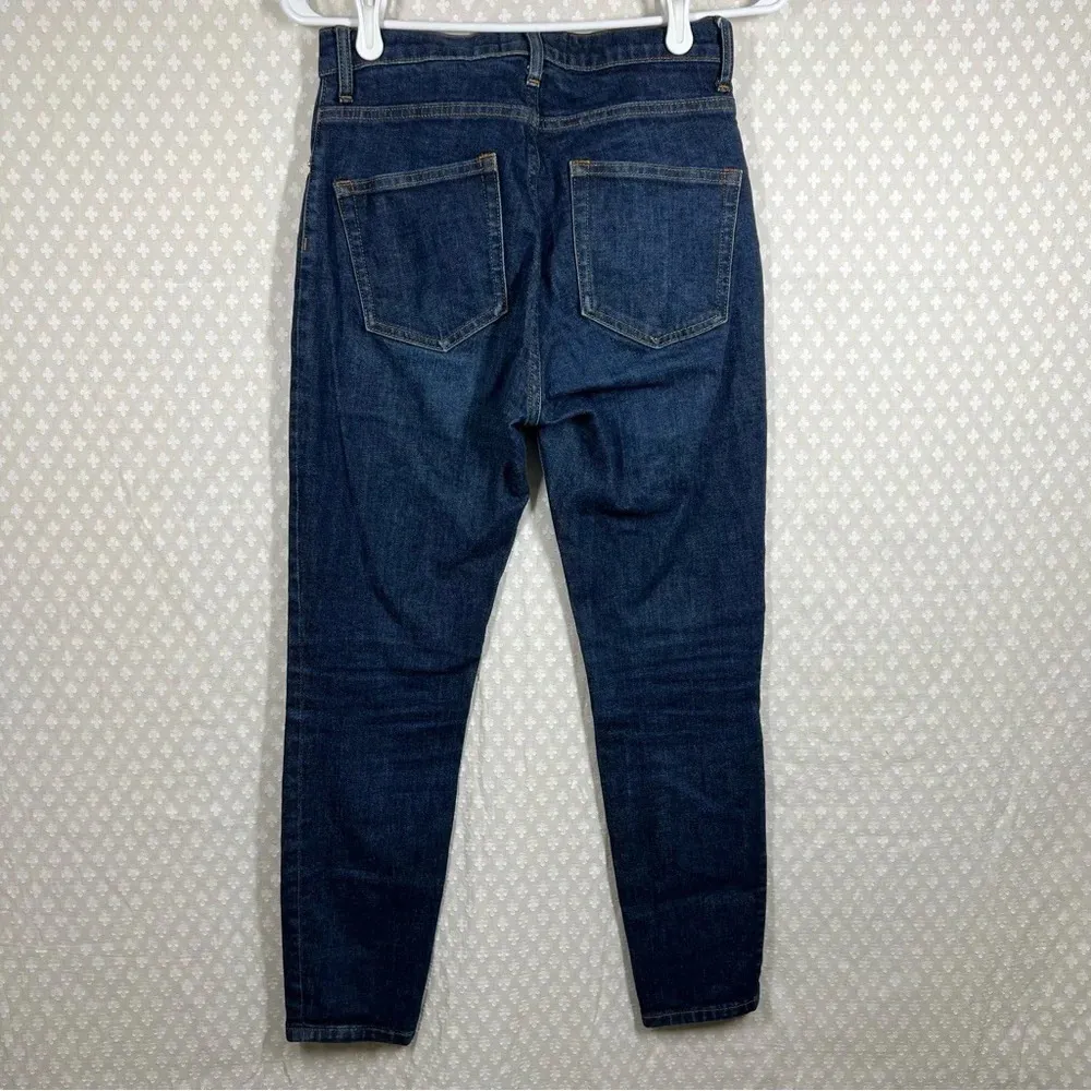 Everlane‎ Dark Wash High Rise Skinny Jeans - Image 4