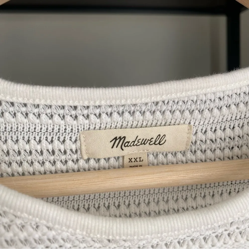 Madewell Crochet Knit Cutaway Tank - Image 4
