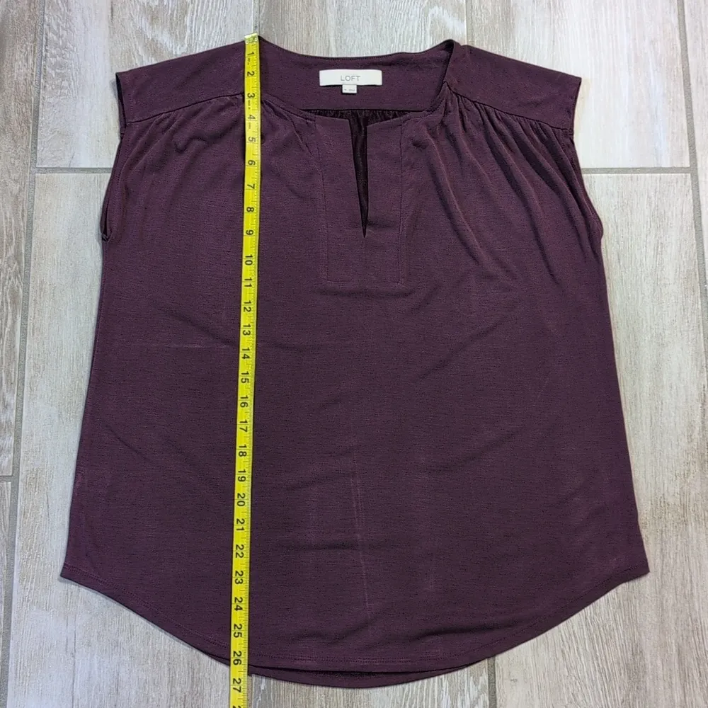 Loft Slitneck Sleeveless Top | Loft Loose fit  Sleeveless Shirt - Image 10