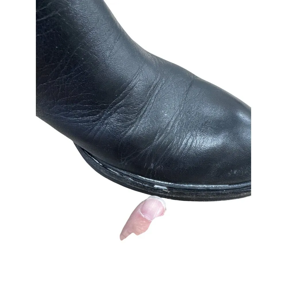 Donald J Pliner Womens Black Leather Knee High Boots Size 6M SKU 7173 - Image 2