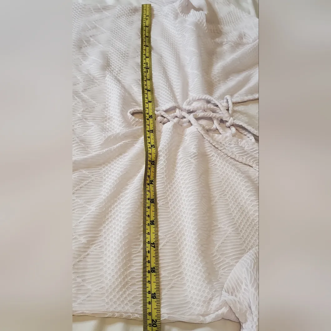 Apt.9 White Swim Cover Up Size:L - Image 9