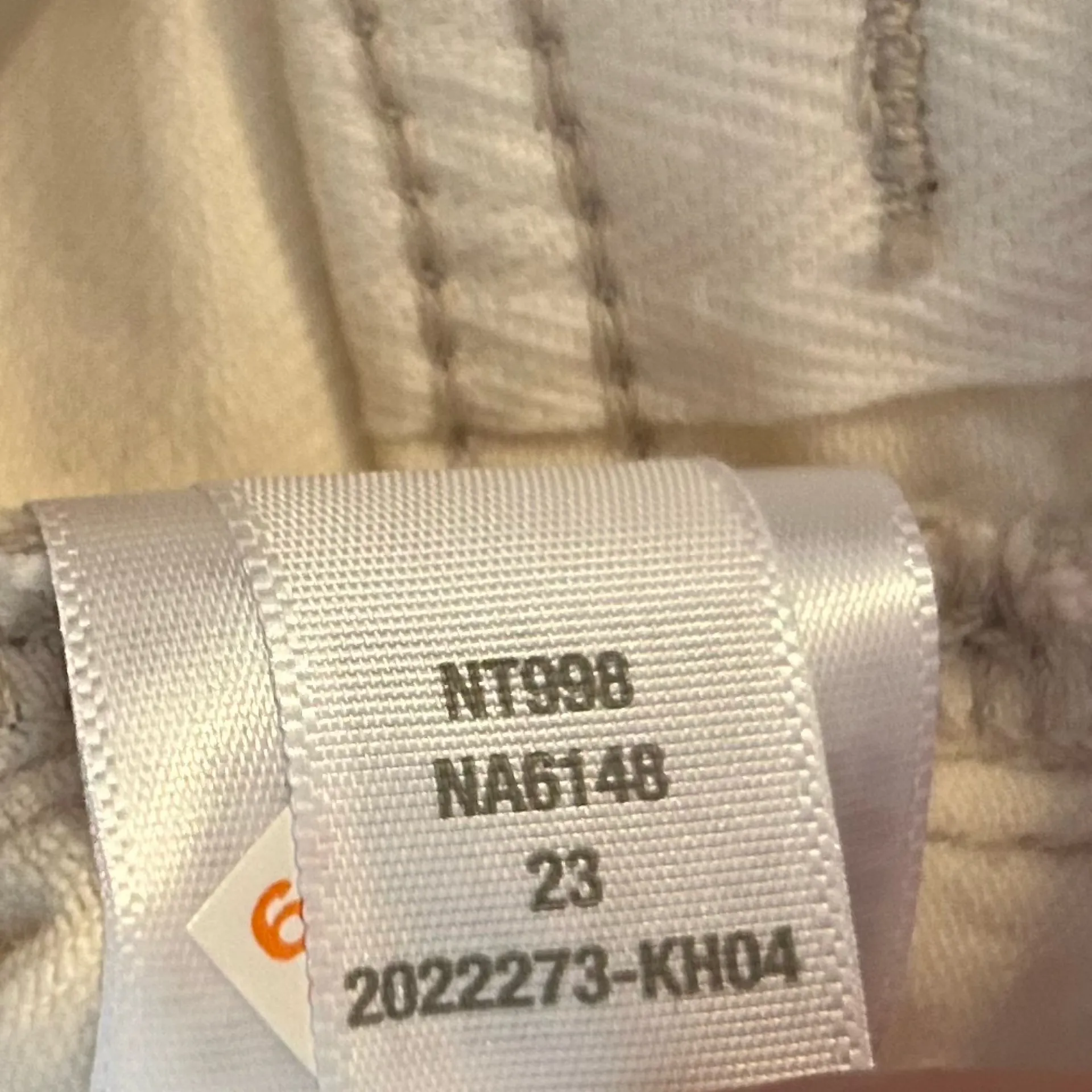 NWT Madewell Cream The Emmett Wide-Leg Full Length Jean: Patch Pocket Edition 23 - Image 9