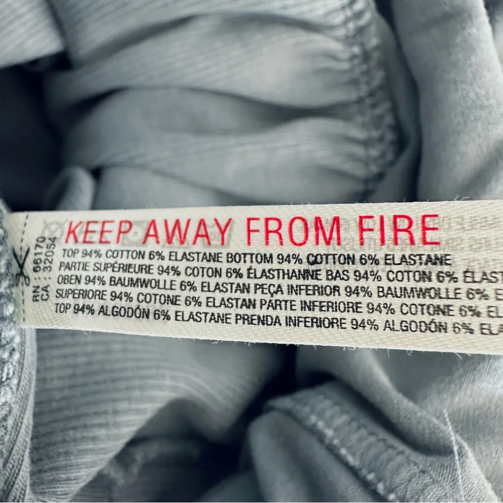 NEW! Free People FP Movement Hot Shot Wide Leg Onesie Summer Storm Gray Size XS - Image 17