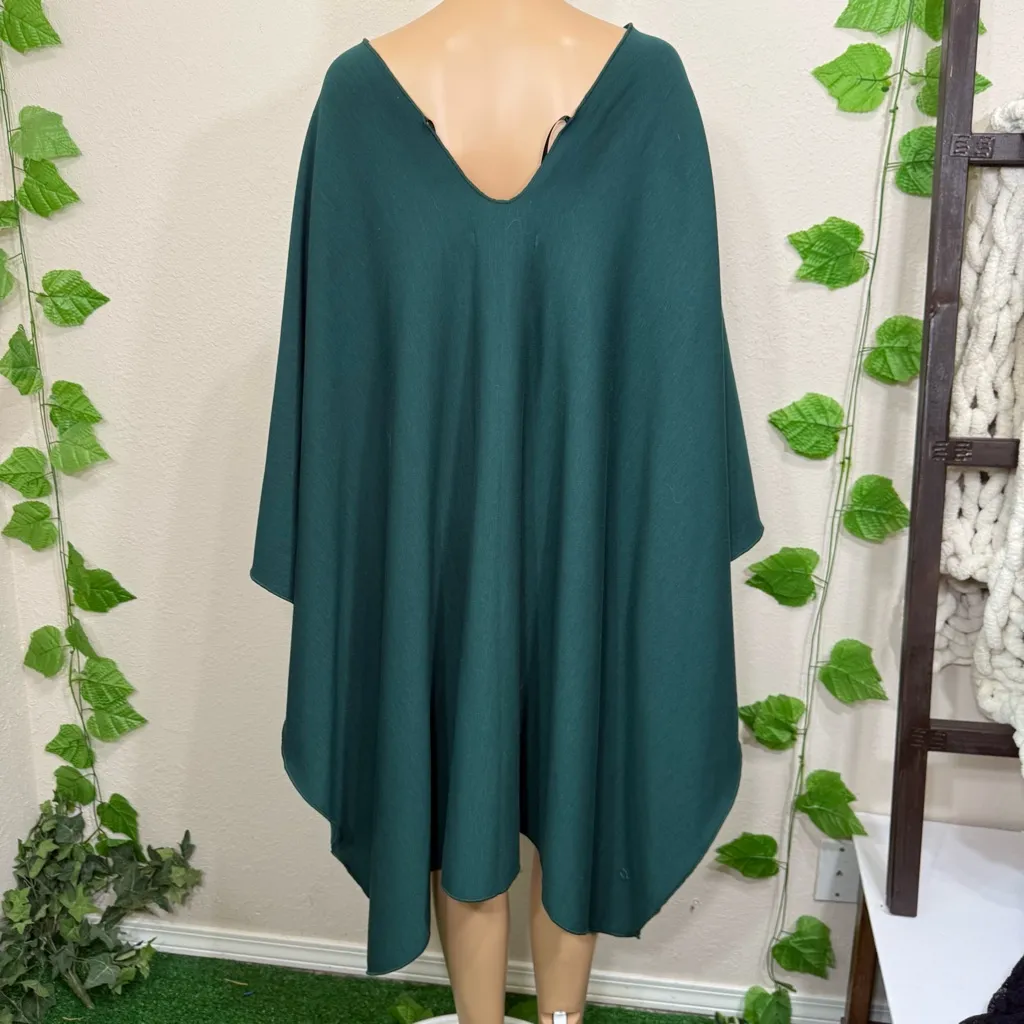 Andrew Marc Elegant Green Women's Capelet New - Image 11