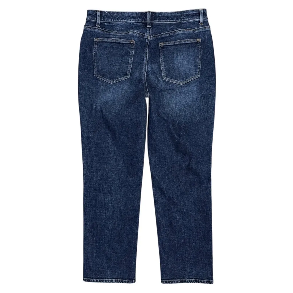 Talbots Curvy Fit Straight Leg Jeans Adelaide Dark Wash Stretch Women’s 14 EUC - Image 2