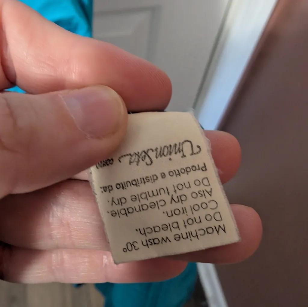 Moschino Mare T-shirt Dress Women's Medium/44 Turquoise Blue - Image 6