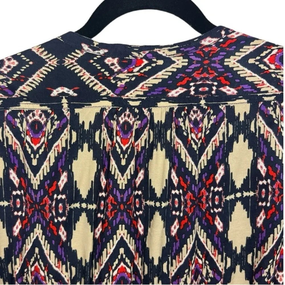 Anthropologie Holding Horses Ikat‎ Print Dress 6 - Image 13