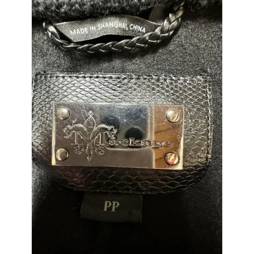 Mackage  Wool Blend Coat Black Women’s Size PP - Image 9