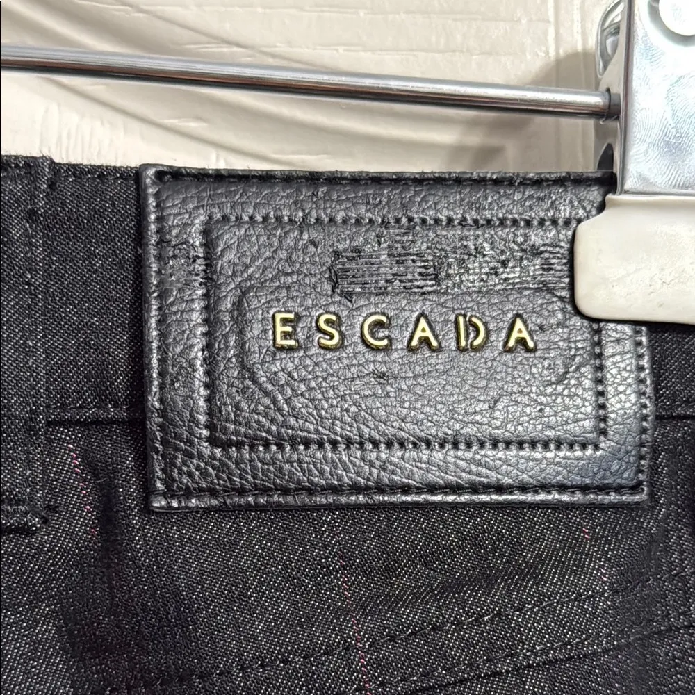 💖 Escada Y2K 2000s Black Jeans Size 8 - Image 4