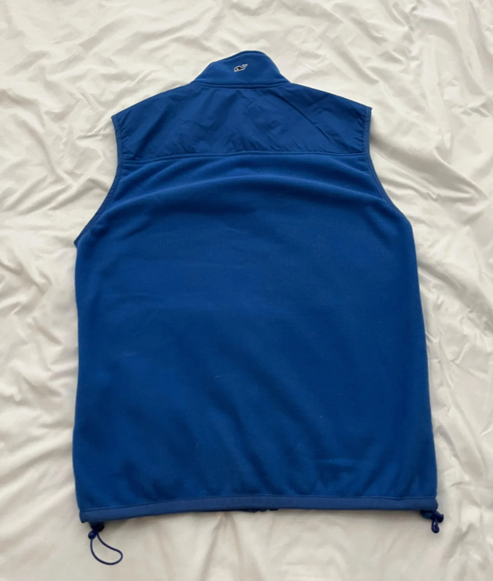 Vineyard Vines Blue Fleece Vest - Image 2