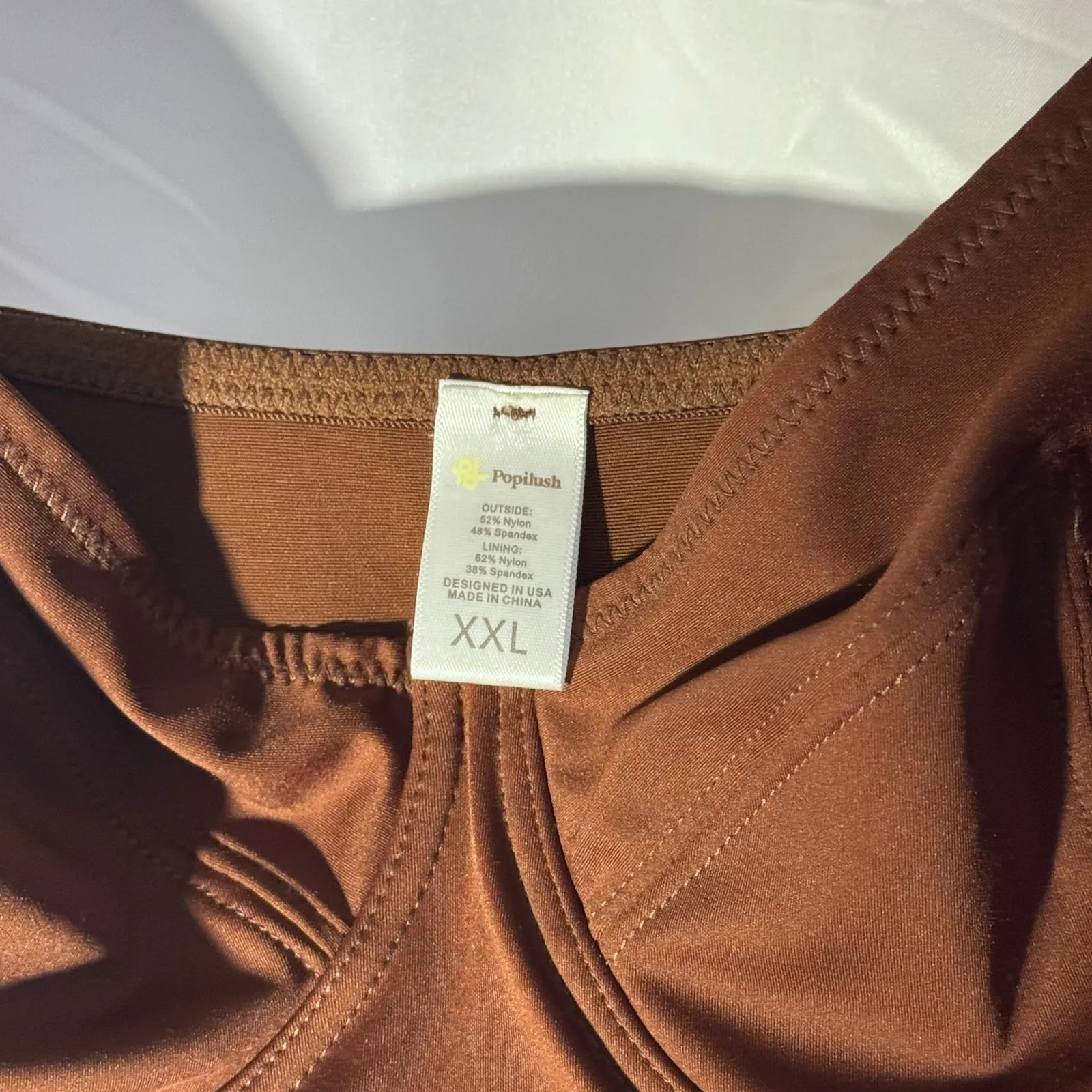 NWOT Popilush Brown Corset Shapewear Maxi Dress - Image 6